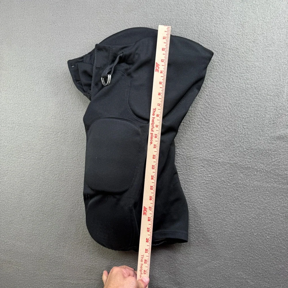 Alleson Athletic Football Pants Youth M Black Padded Integrated Slotted Belt
